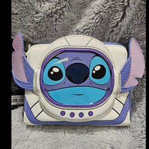 Loungefly Disney Lilo & Stitch Astronaut Stitch Zip Wallet — BoxLunch Exclusive
